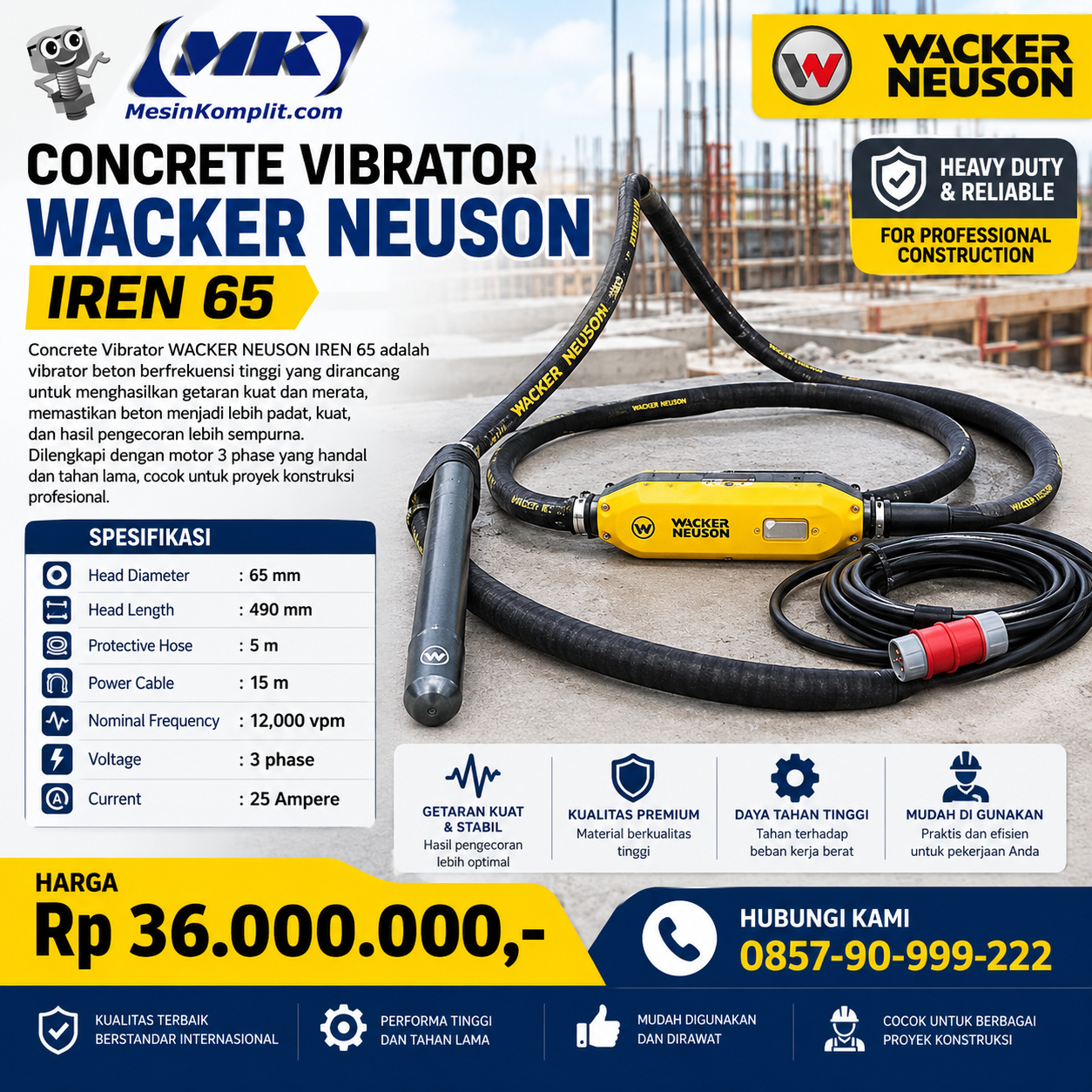 Vibrator Beton Internal (...